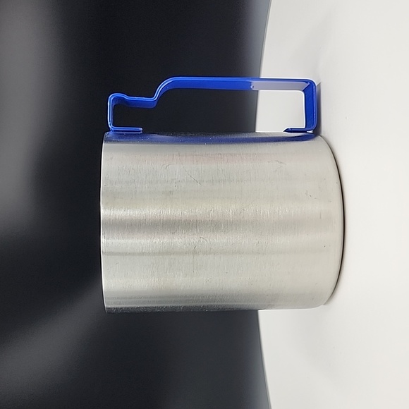 Absolut Mule Metal Cup Mug with Vodka Bottle-shaped Blue Handle - Picture 3 of 8